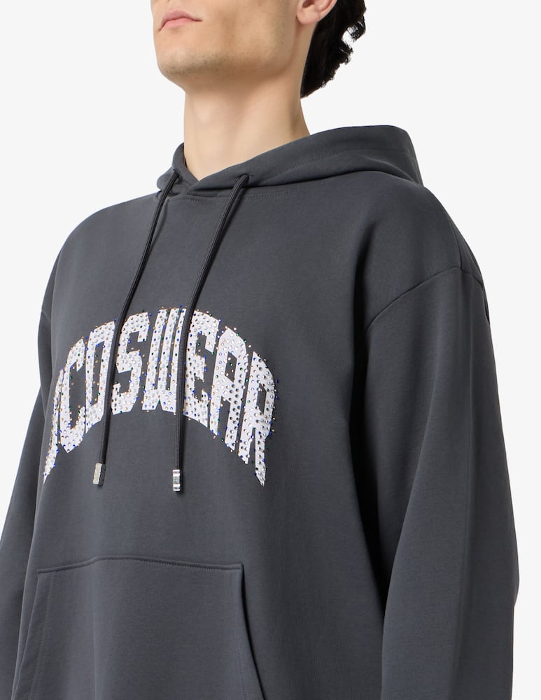 rinascente GCDS Felpa con cappuccio logo