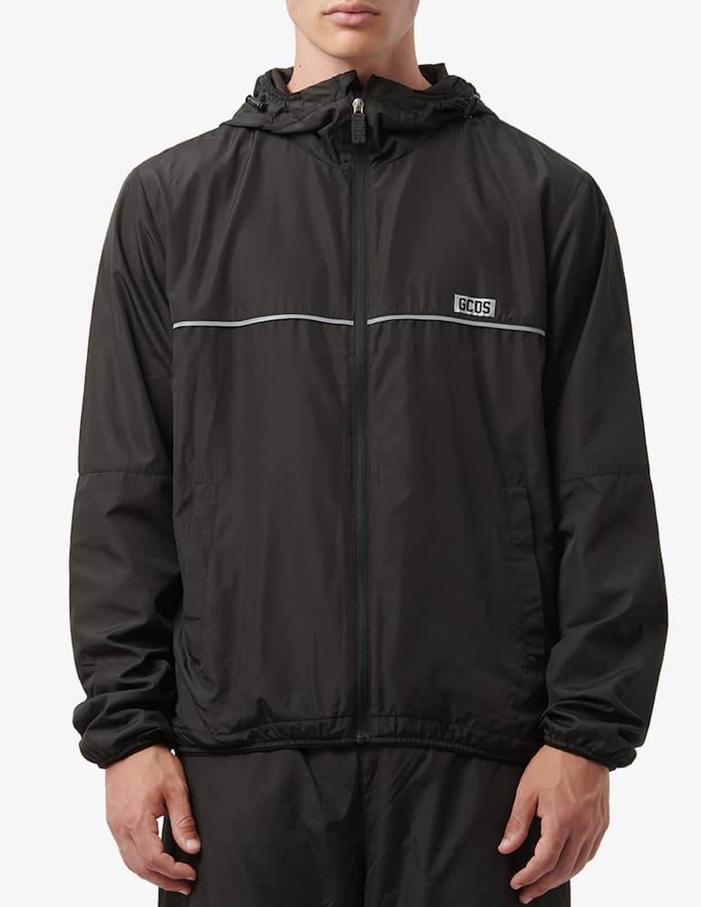 rinascente GCDS Reflective hooded track jacket