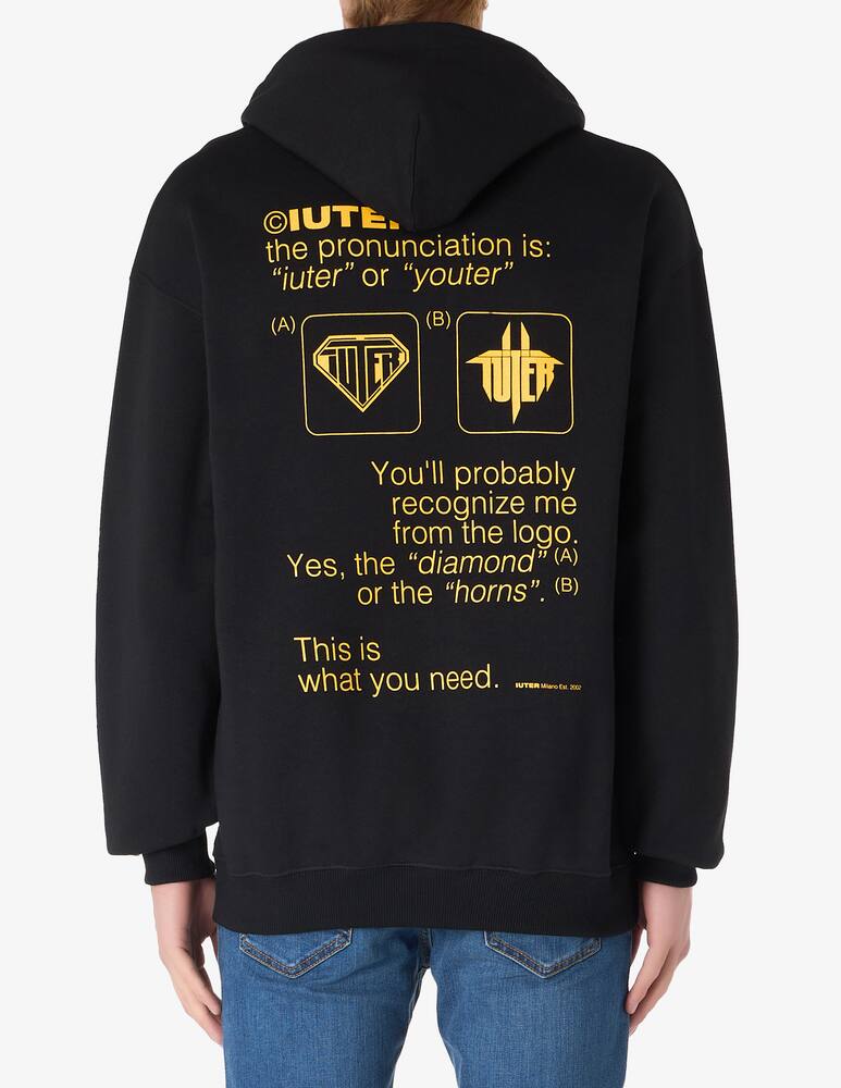 rinascente Iuter Felpa con cappuccio sense