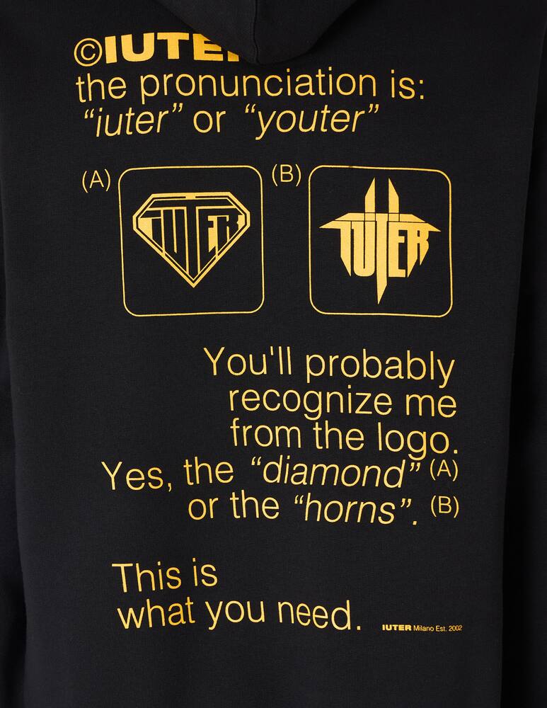 rinascente Iuter Felpa con cappuccio sense