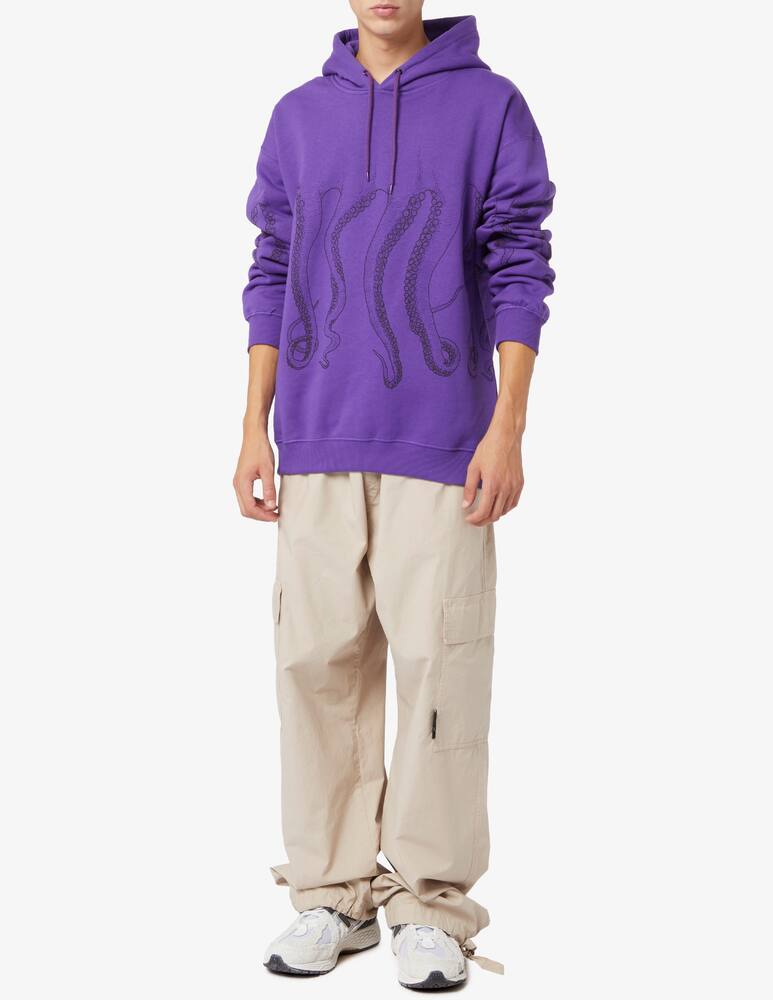 rinascente Octopus Felpa con cappuccio octopus outline