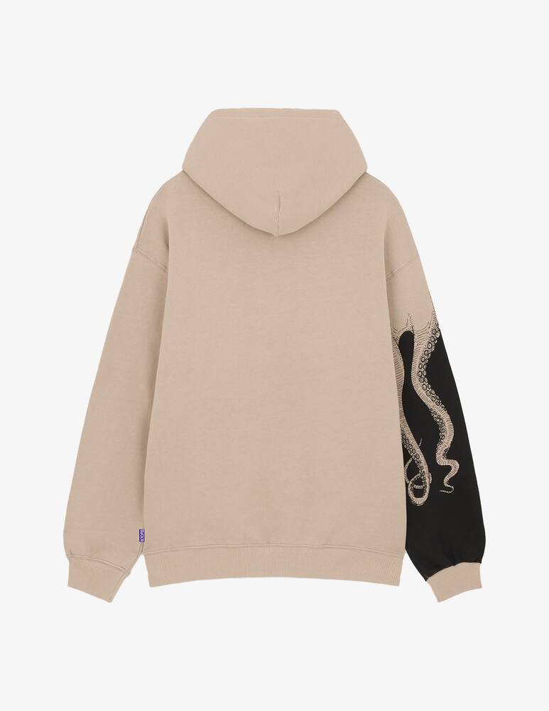 rinascente Octopus Felpa con cappuccio octopus side