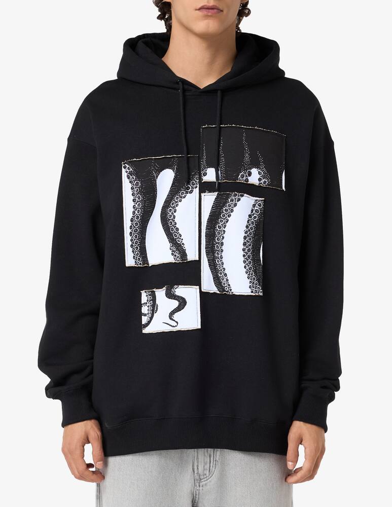 Octopus Patchwork hoodie - picture 1 Octopus Patchwork hoodie - picture 1