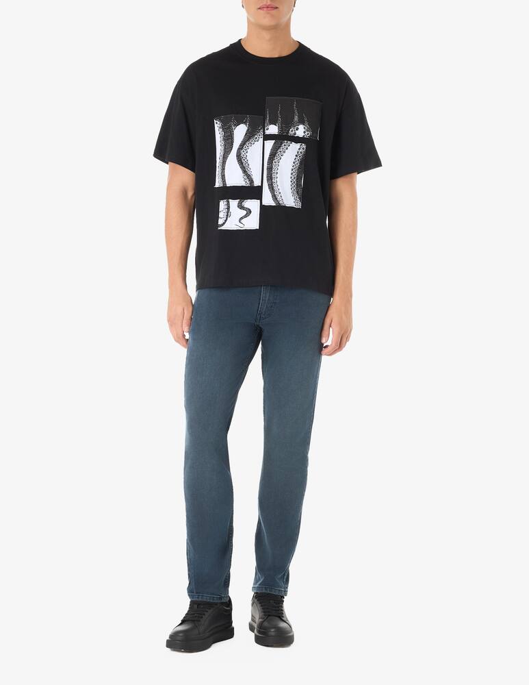 rinascente Octopus Patchwork short sleeves t-shirt