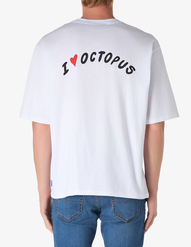 Octopus Maglietta maniche corte i love octopus aloha project - immagine 3