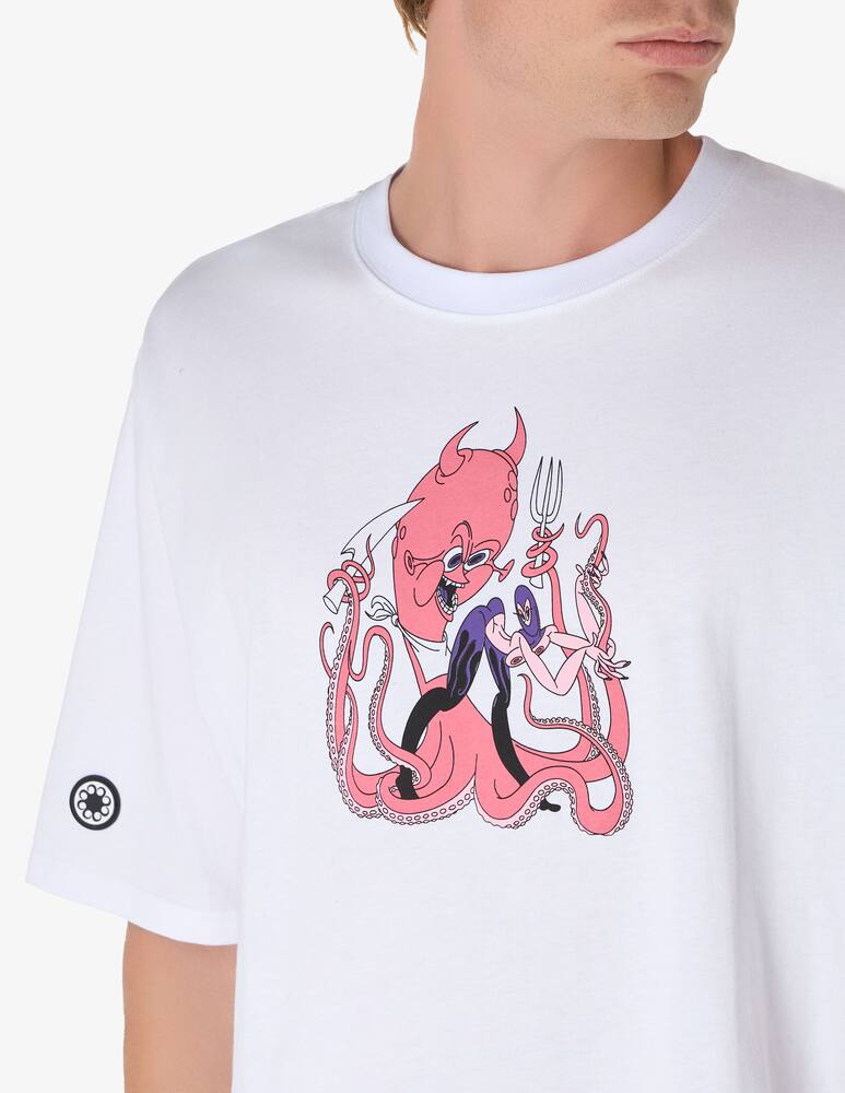 Octopus Maglietta maniche corte i love octopus aloha project - immagine 4