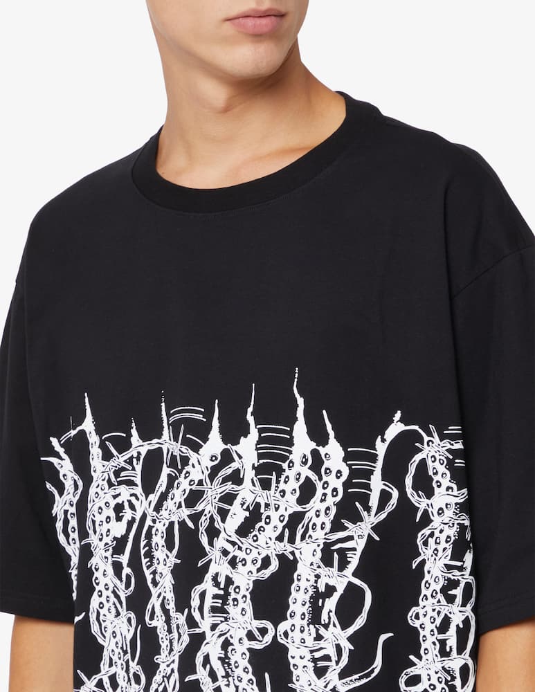 rinascente Octopus Maglietta maniche corte octopus barbed wire