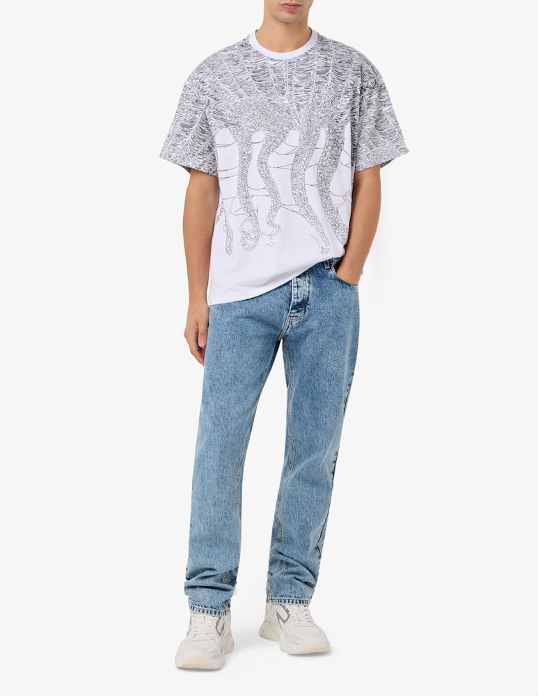 rinascente Octopus Jeans stampa su tasche