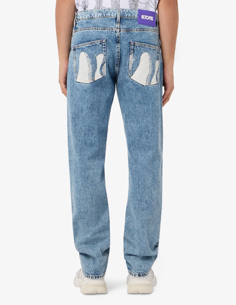 rinascente Octopus Jeans stampa su tasche