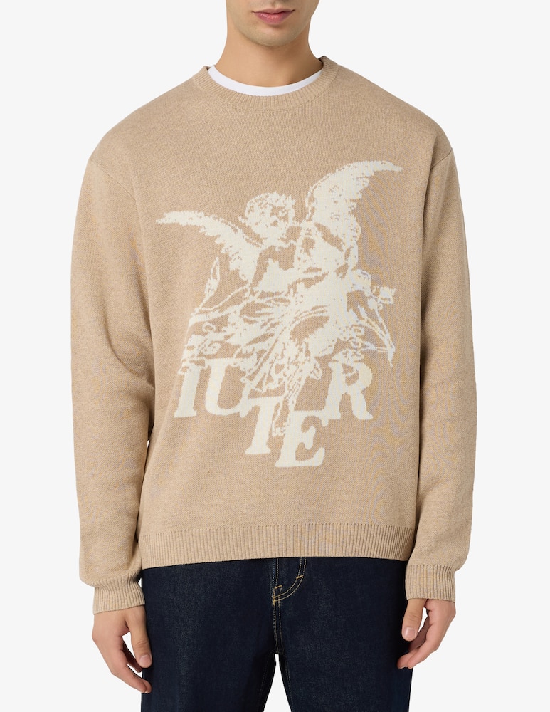 rinascente Iuter Maglione con stampa angelo