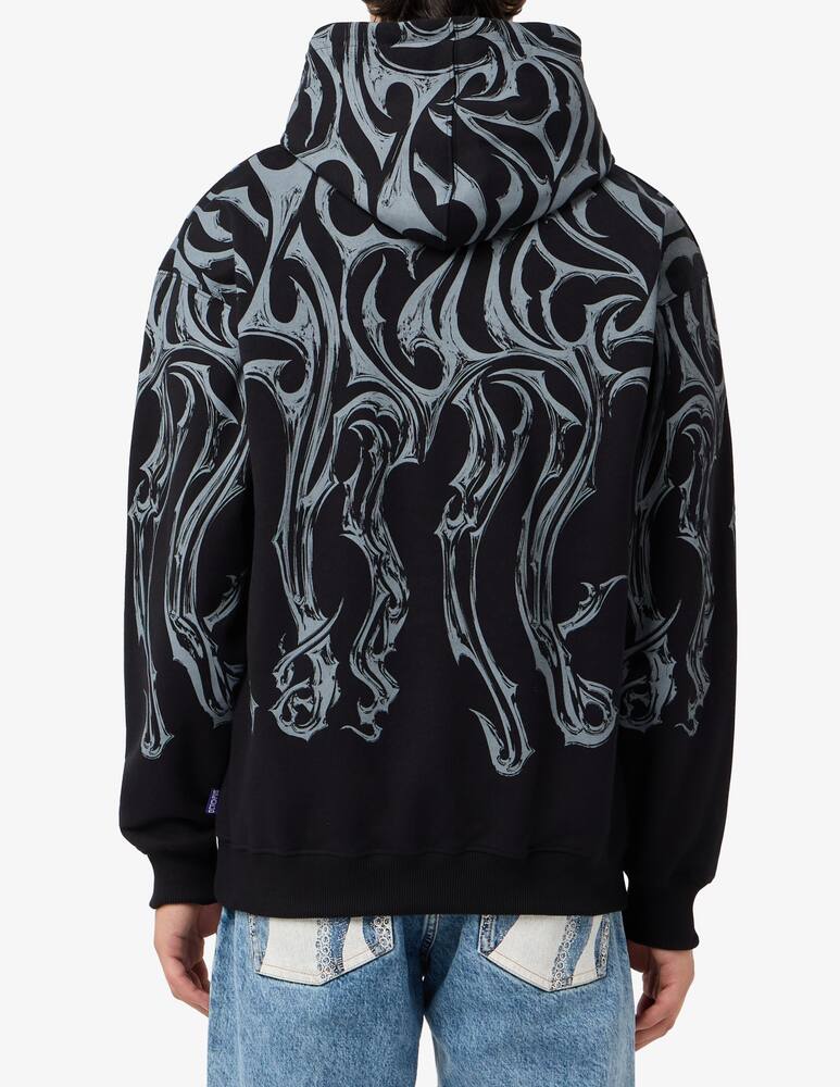 rinascente Octopus Felpa con cappuccio e stampa tribale