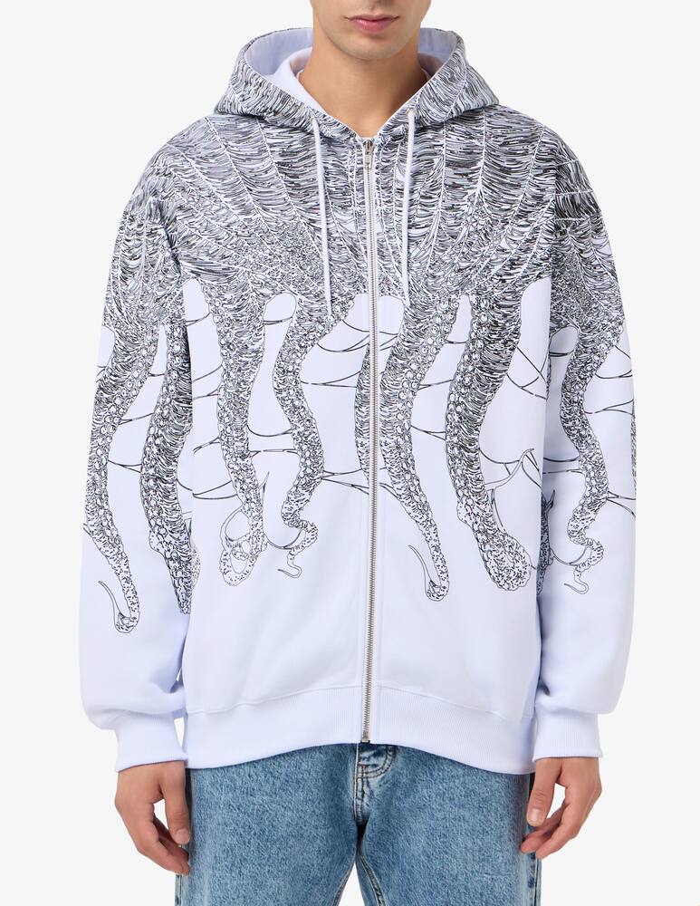 rinascente Octopus Octopus cobweb hoodie