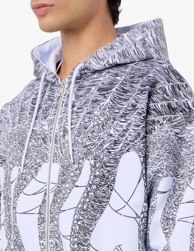 rinascente Octopus Octopus cobweb hoodie