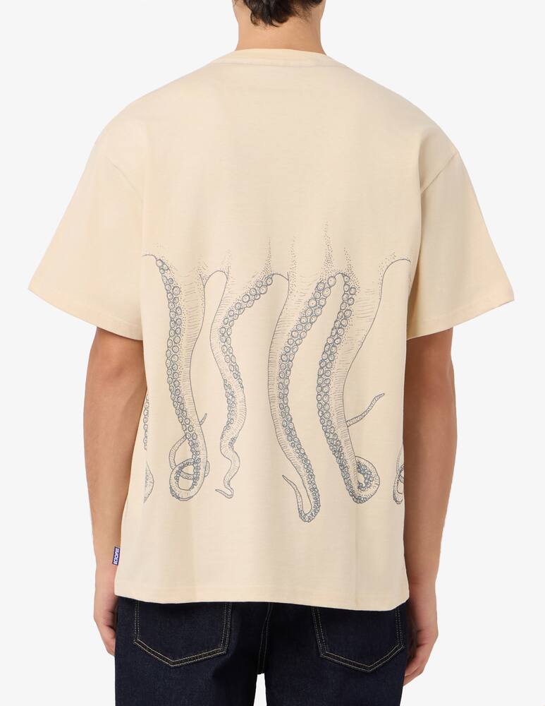 rinascente Octopus Tentacle outline logo tee