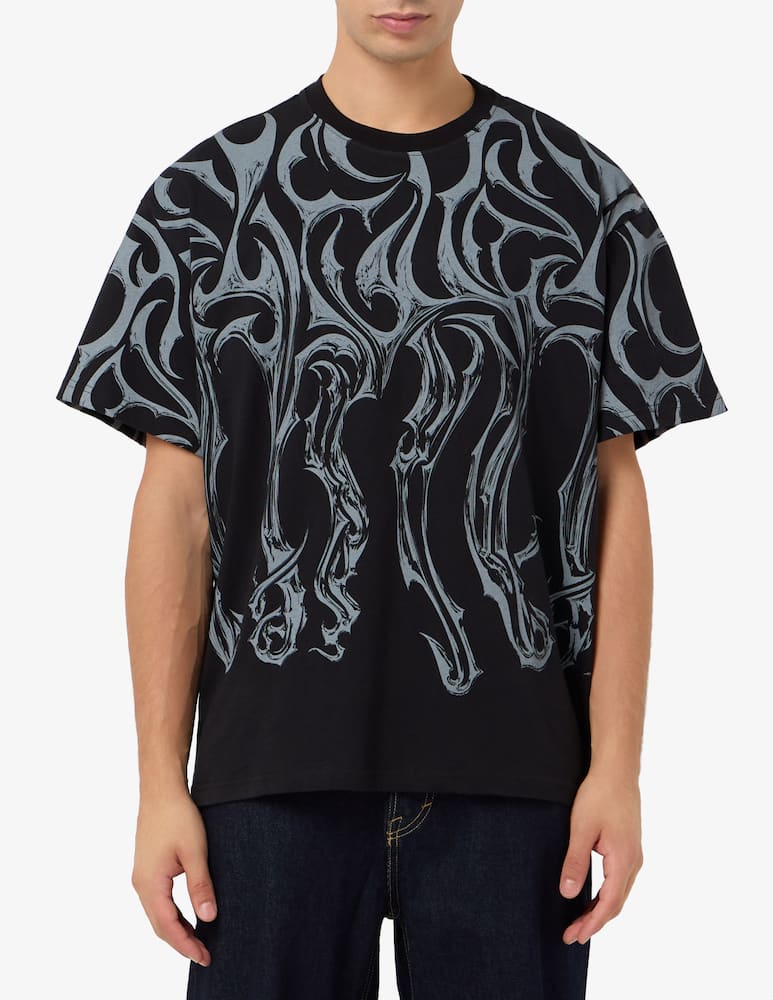 rinascente Octopus Octopus tribal blade t-shirt