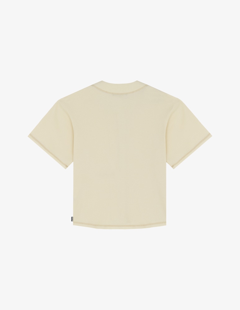 rinascente Iuter Gothic waffle baseball shirt