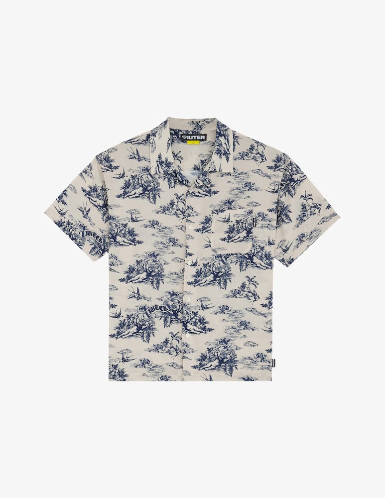 rinascente Iuter Camicia cubana paradise stampa