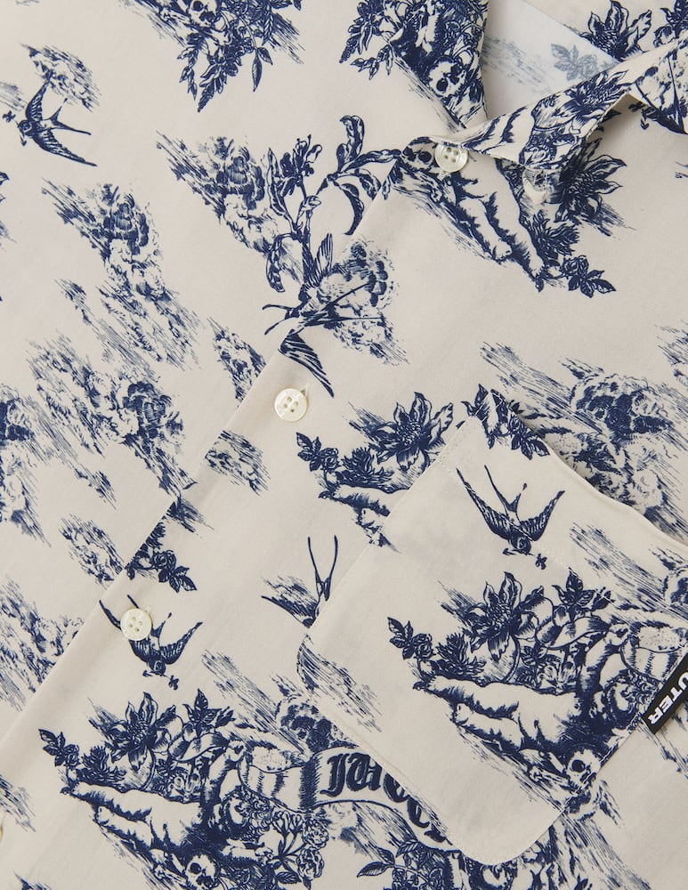 rinascente Iuter Camicia cubana paradise stampa