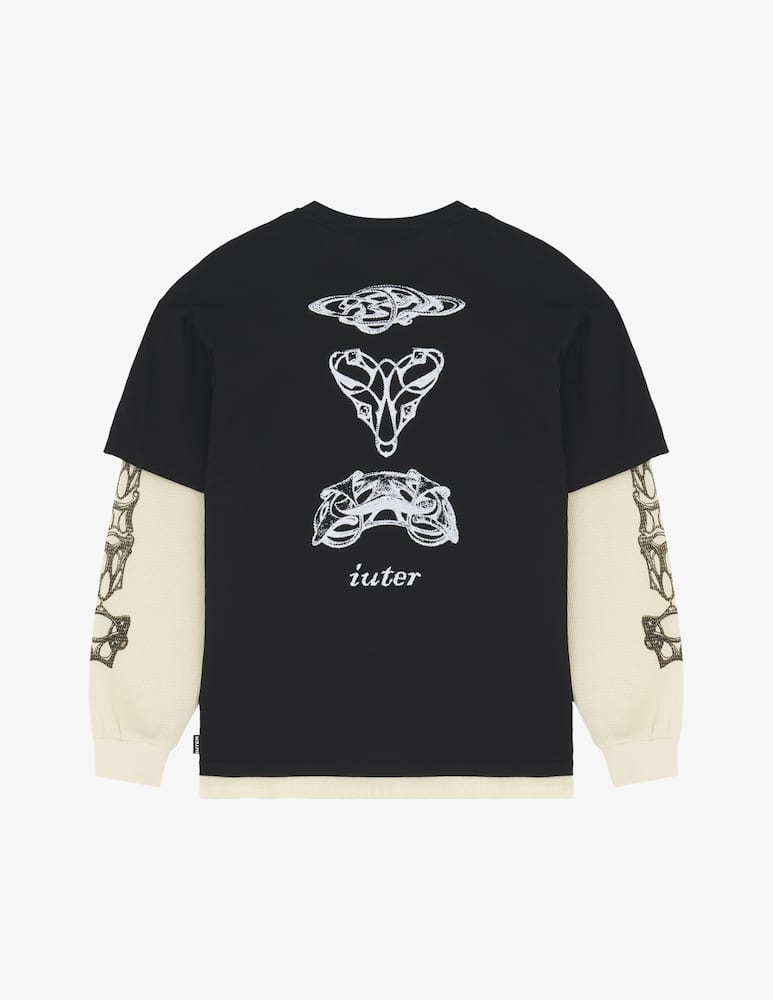 rinascente Iuter T-shirt manica lunga waffle Bijoux
