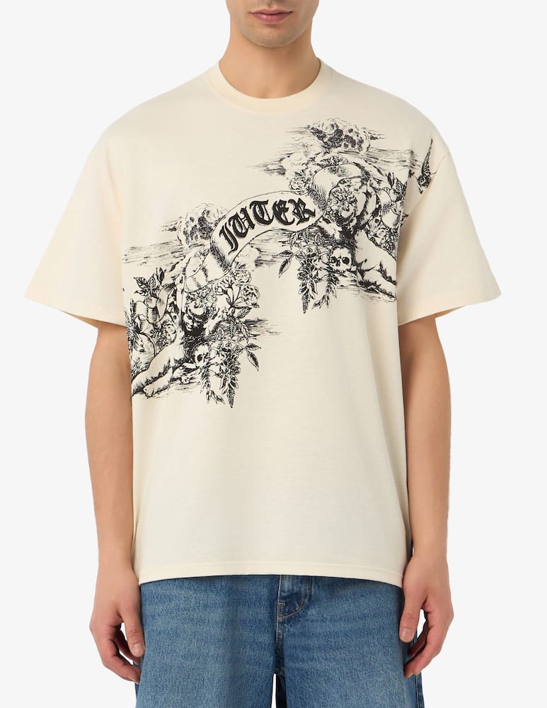 Iuter T-shirt paradise stampa grafica - immagine 1 Iuter T-shirt paradise stampa grafica - immagine 1