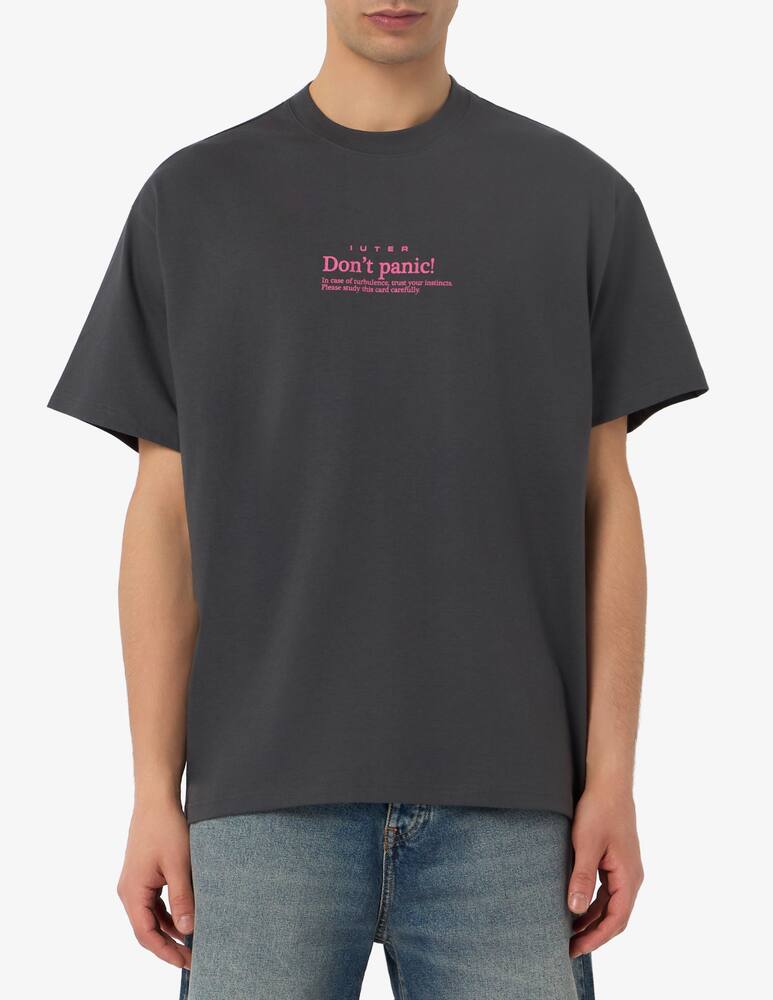 Iuter T-shirt dont panic - immagine 1