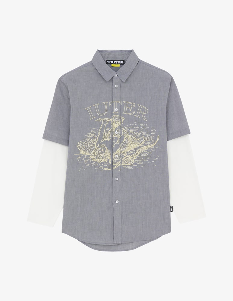 rinascente Iuter Layered long-sleeve shirt