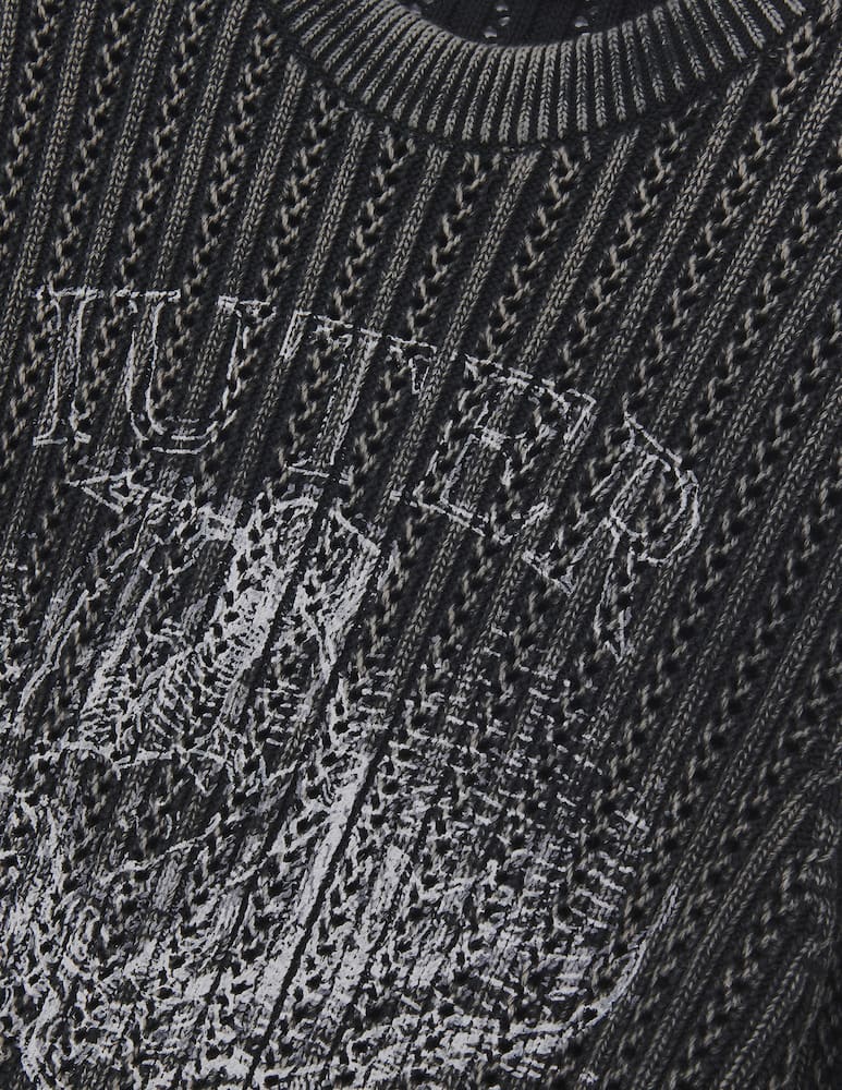 Iuter Maglia girocollo marmorizzata - immagine 3 Iuter Maglia girocollo marmorizzata - immagine 3
