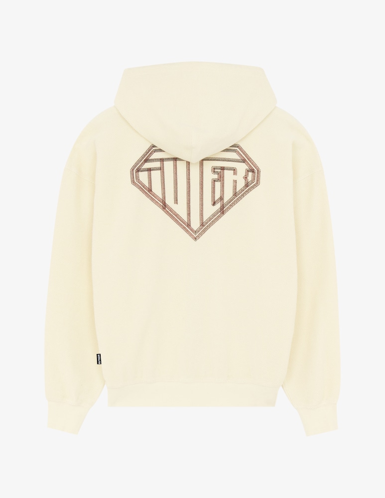 Iuter Felpa con cappuccio zip e logo - immagine 2 Iuter Felpa con cappuccio zip e logo - immagine 2