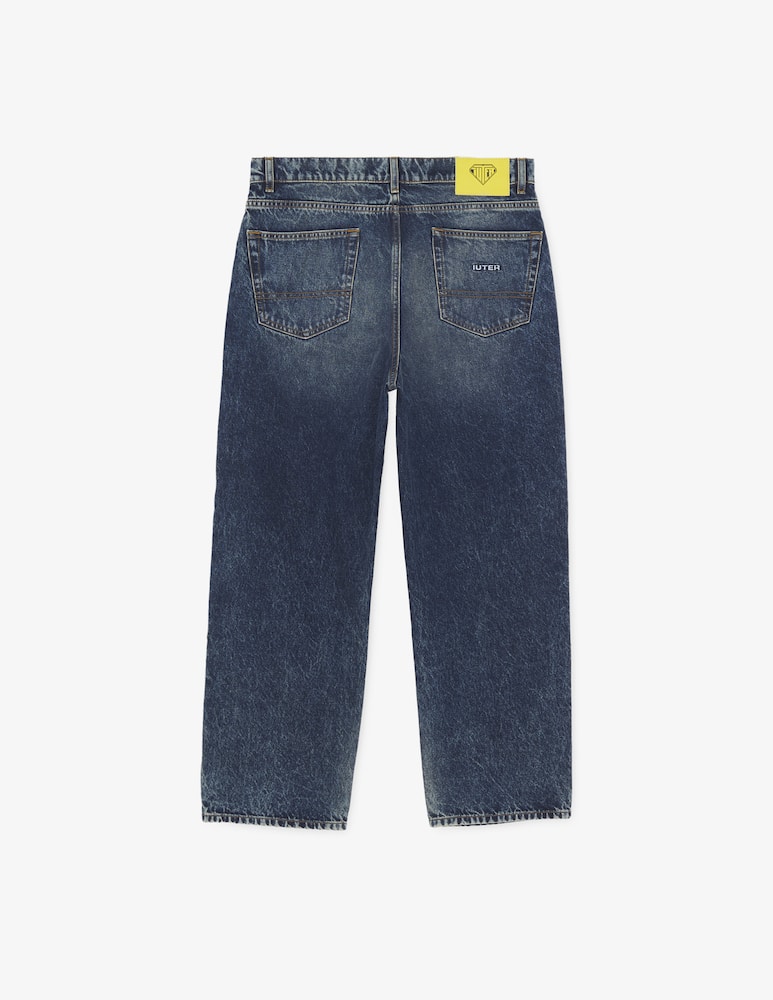 Iuter Baggy denim trousers - picture 2
