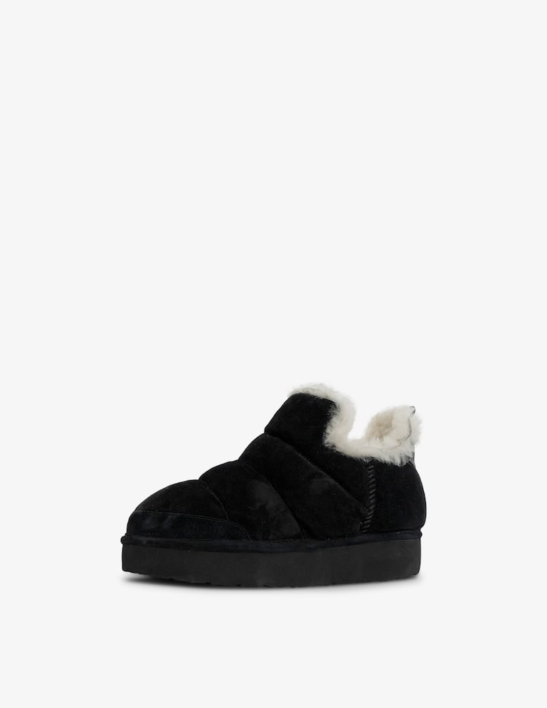 rinascente AHDIID Bel air suede booties fauxfur inside
