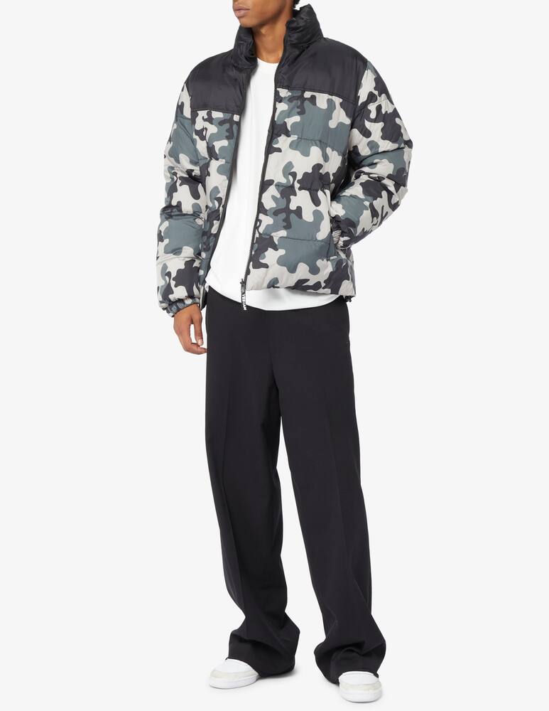 rinascente Yes I am Military reversible puffer jacket