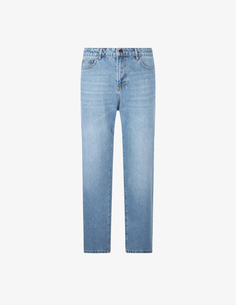 rinascente Vision of Super Jeans con fiamme e logo