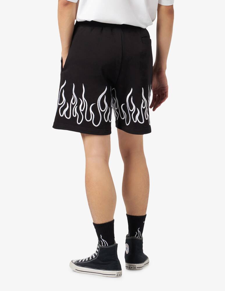 rinascente Vision of Super Pantaloncini con fiamme