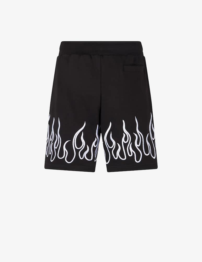 rinascente Vision of Super Pantaloncini con fiamme