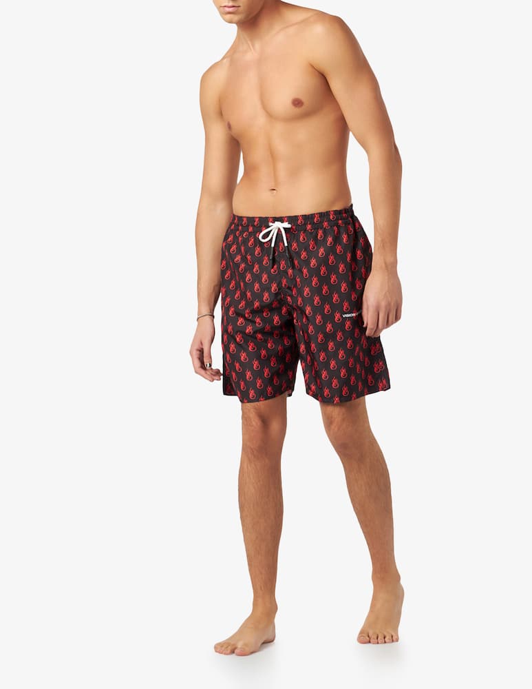 rinascente Vision of Super Costume all over iconic flame