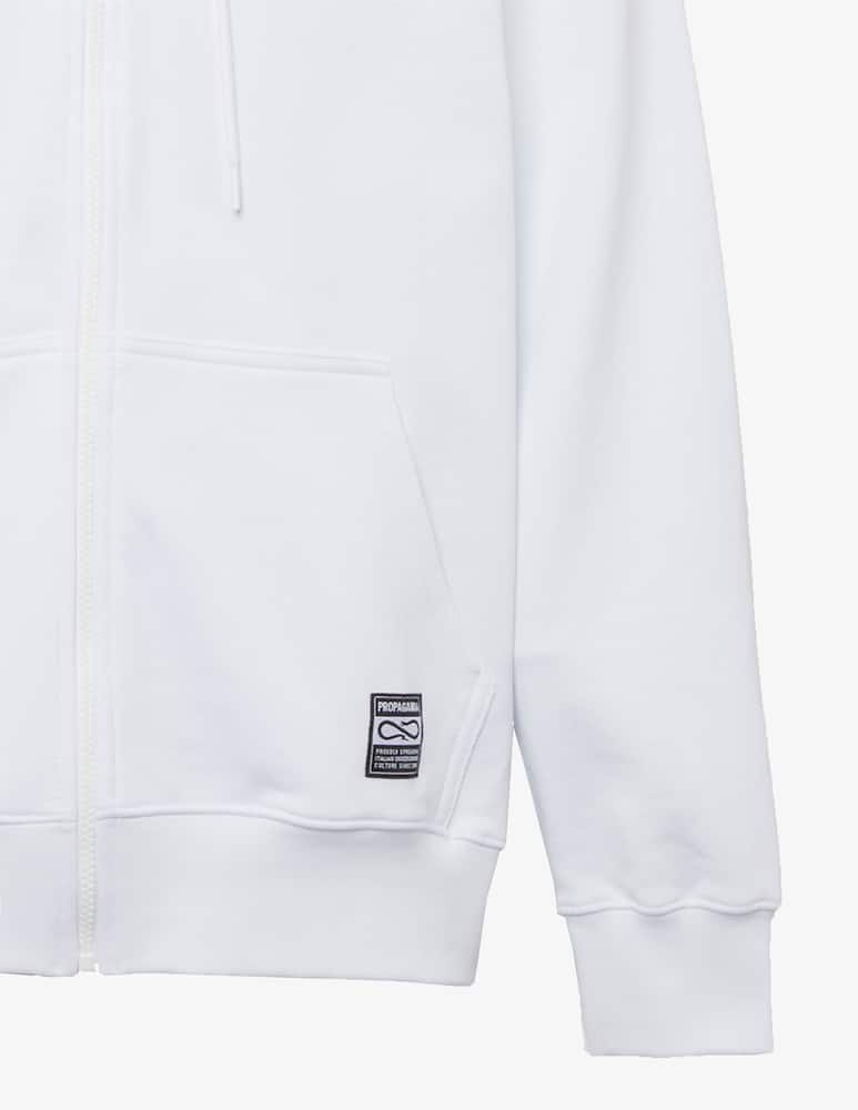 rinascente Propaganda Felpa con cappuccio camo zip label classic