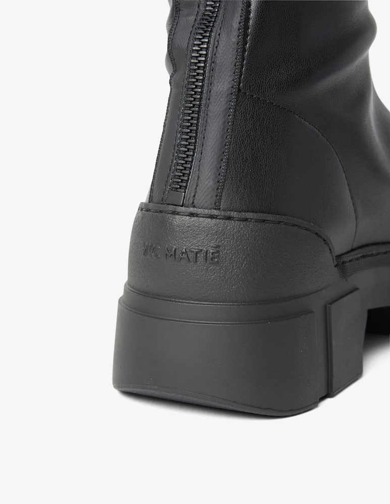rinascente Vic Matié Stivale carro in pelle stretch