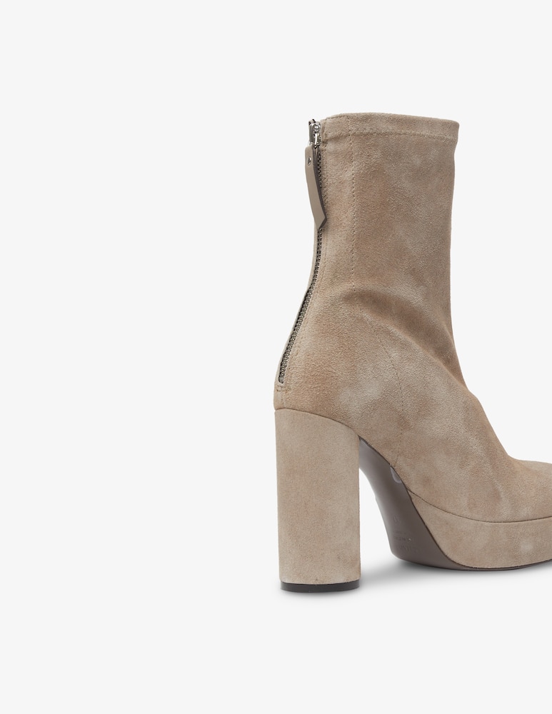 rinascente Vic Matié Stivaletto con zeppa in camoscio Magnifico