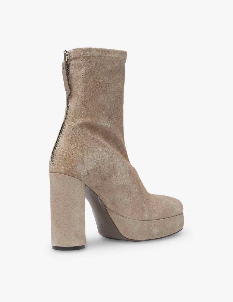 rinascente Vic Matié Stivaletto con zeppa in camoscio Magnifico