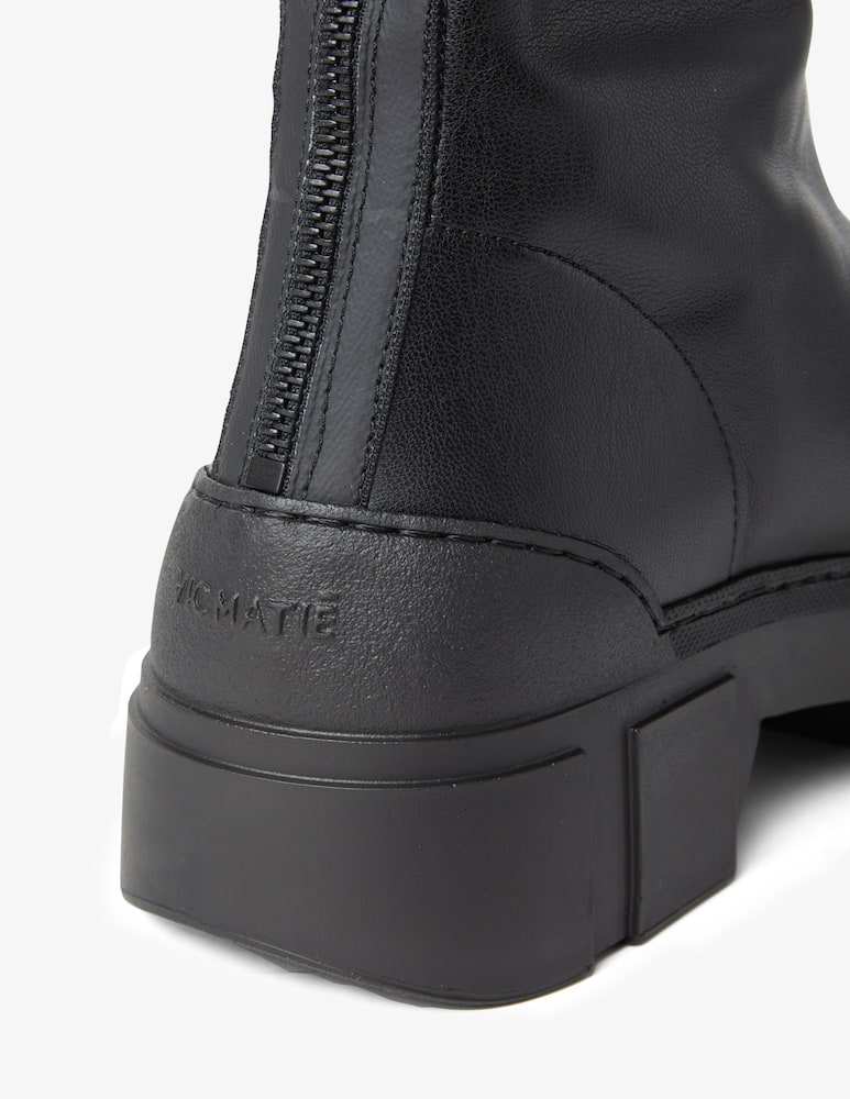 rinascente Vic Matié Leather stretch zipback boot