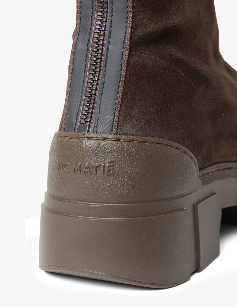 rinascente Vic Matié Stivaletto in camoscio elasticizzato con zip