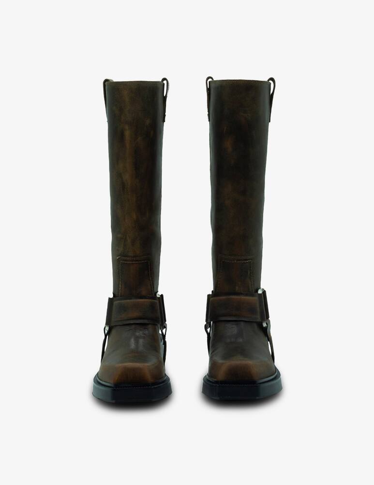 rinascente Vic Matié Stivali  biker in cuoio vintage