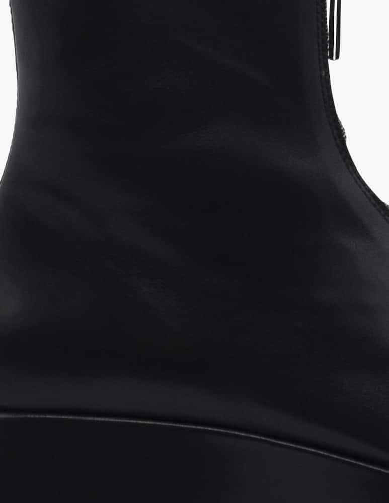 Vic Matié Bootie Elodie zip front in leather - picture 2 Vic Matié Bootie Elodie zip front in leather - picture 2