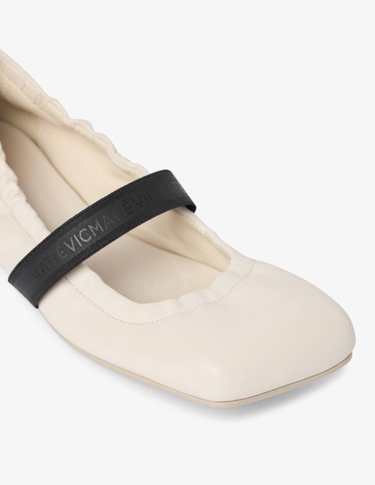 rinascente Vic Matié Ballerina arricciata con punta quadrata