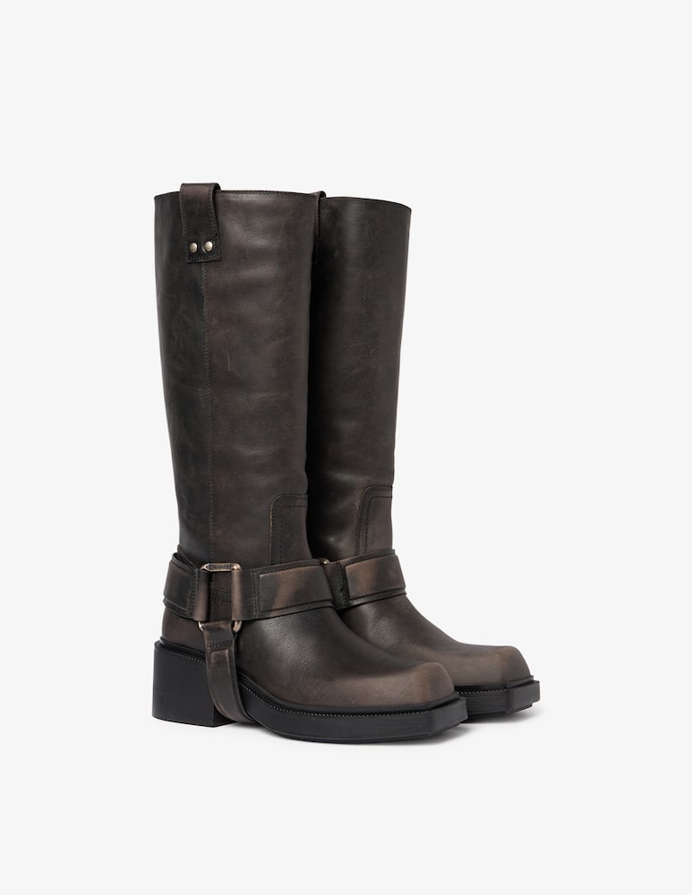 rinascente Vic Matié Biker saddle high boot