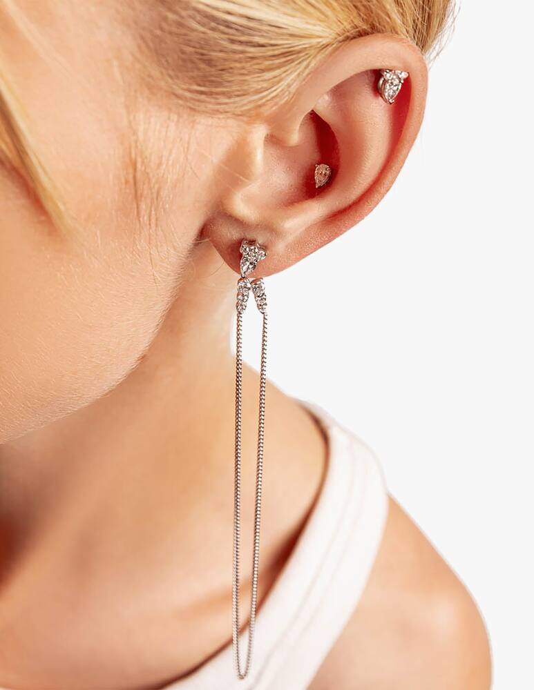 rinascente Inbili.co Single earring pear stud lab grown diamond