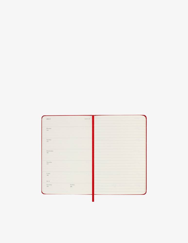 rinascente Moleskine 12 Mesi Settimanale Pocket Rigida