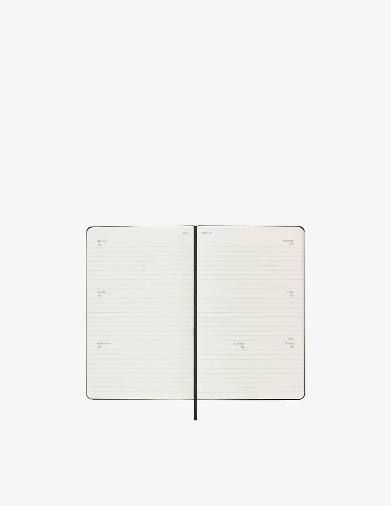 rinascente Moleskine 12 Mesi Settimanale Large Rigida