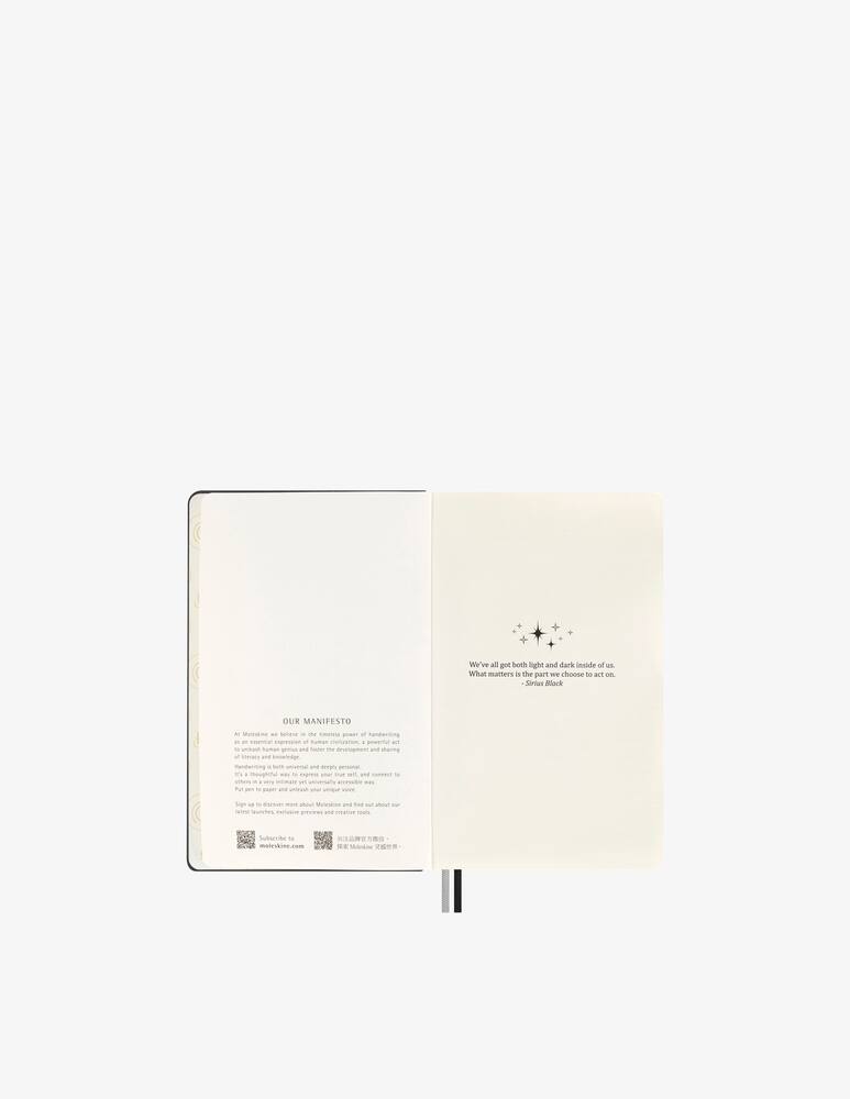 rinascente Moleskine Harry Potter Lumos Large Taccuino