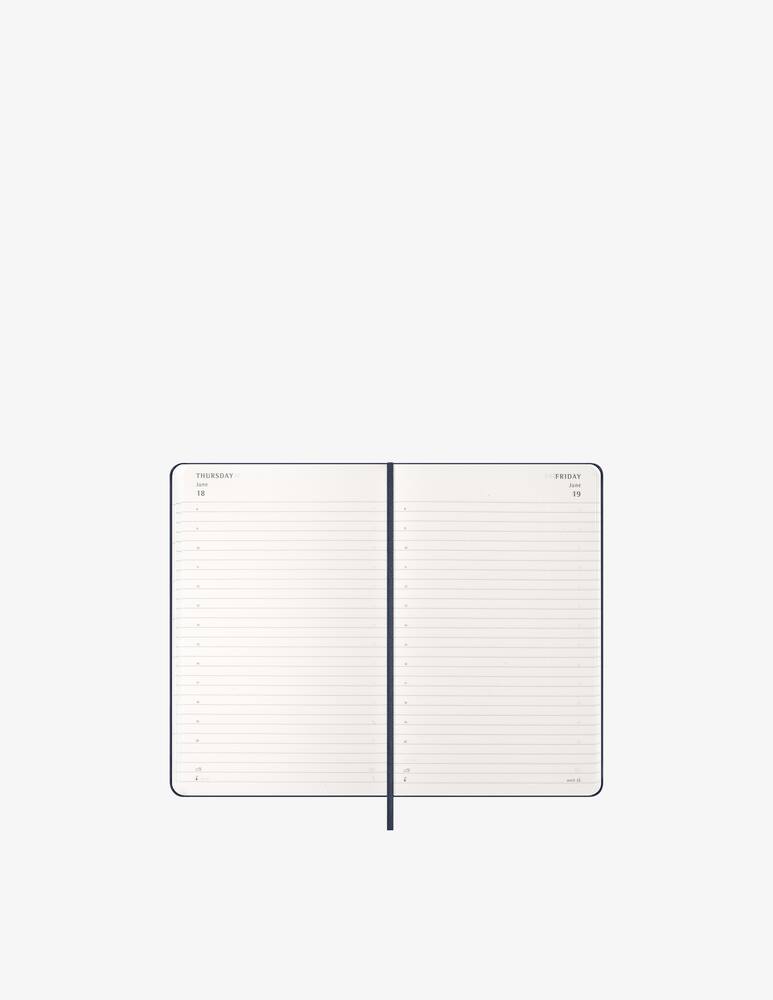 rinascente Moleskine Agenda Giornaliera Lg  Hard 12M